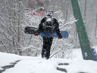 Tambien hay cursos de snowboard